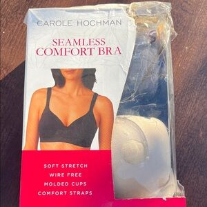 Midnight by Carole Hochman Black Seamless Bra